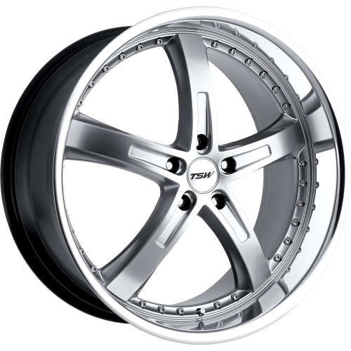 TSW Jarama22x9 +40 Hypersilver with a Machined Lip