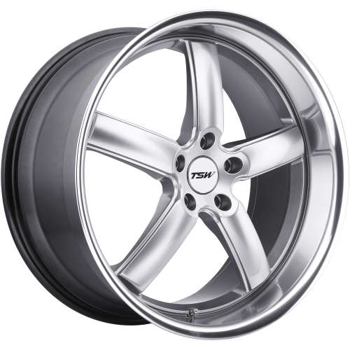TSW Stowe20x10 +40 Silver with a Machined Lip