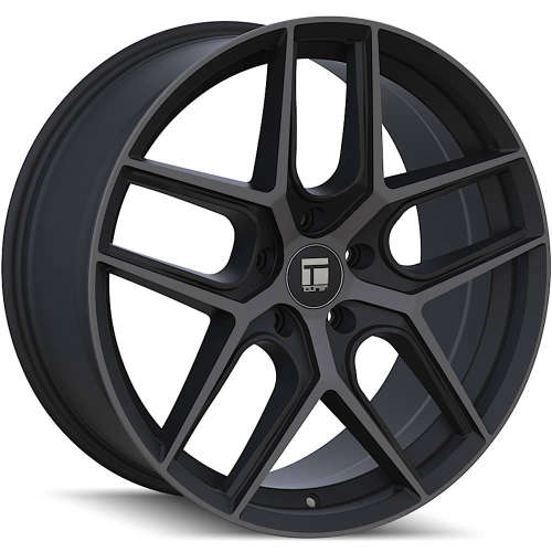 Touren TR79 3279 20x9 +40 Matte Black with Machined Spoke Faces and Outer Lip with a Dark Tint