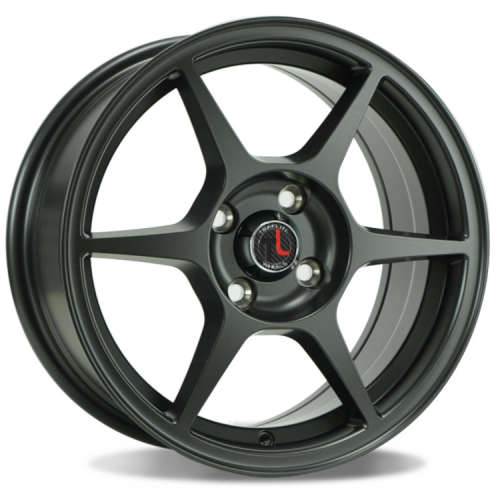 Traklite Wheels Circuit15x7 +35 Matte Dark Gunmetal Gray
