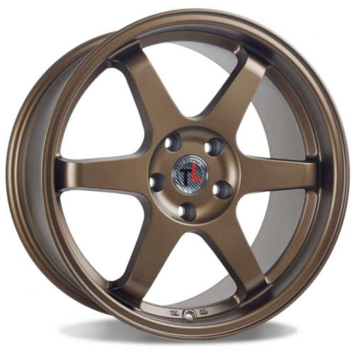Traklite Wheels Drive17x9 +25 Bronze with a Bronze Machined Lip