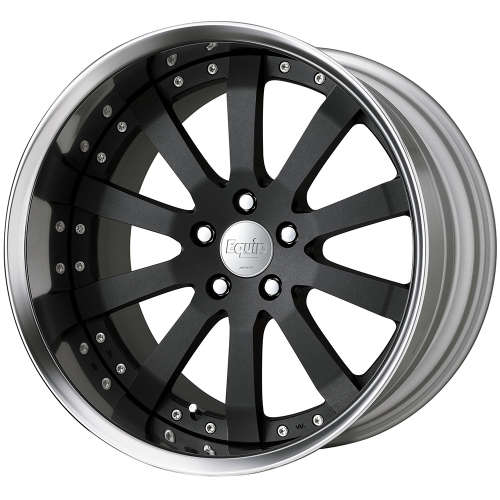 Work Equip E1024x8.5 +31 Black Anodized with a Polished Lip and Exposed Hardware