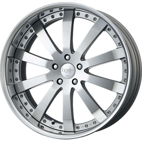 Work Equip E1024x8.5 +39 Polished Silver with a Polished Lip and Exposed Hardware