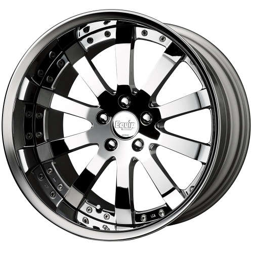 Work Equip E1024x8.5 +44 Super Chrome with a Chrome Lip and Exposed Hardware