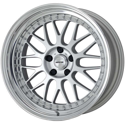 Work Meister M1 3P18x11.5 +19 Silver Face with a Polished Step Lip and Exposed Hardware