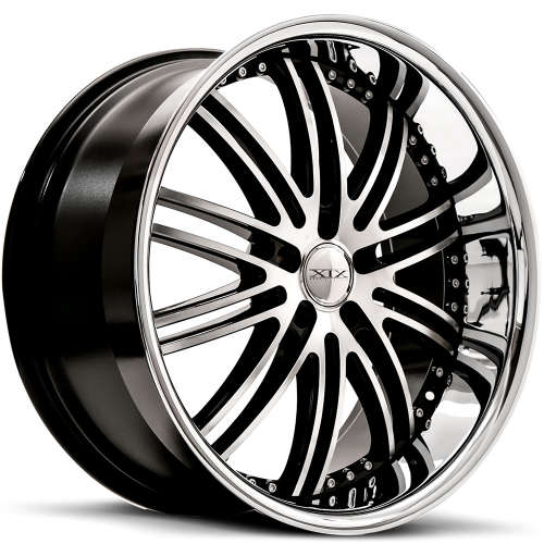 XIX X2320x10 +40 Black with Machined Faces and a Chrome Stainless Steel Lip