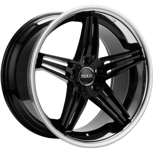 XIX X6320x9 +30 Gloss Black with a Chrome Stainless Steel Lip
