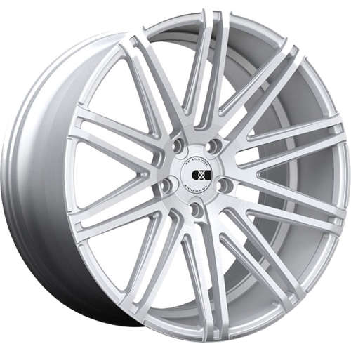 XO Milan20x8.5 +32 Silver with Brushed Spoke Faces
