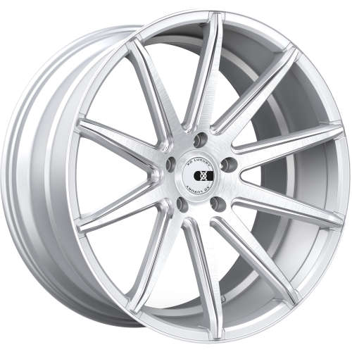 XO Sydney22x9 +35 Silver with Machined Brushed Spoke Faces and Milled Spoke Edges