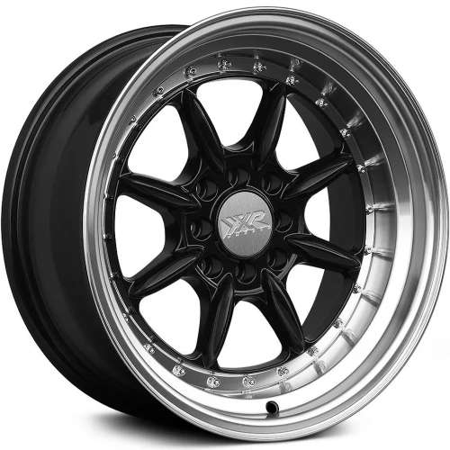 XXR 002.5 The Saga 15x8 0 Black with a Machined Lip