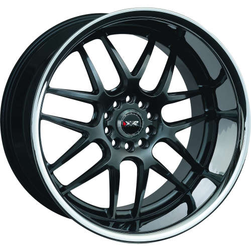 XXR 52618x10.5 +20 Chromium Black with a Chrome Stainless Steel Lip