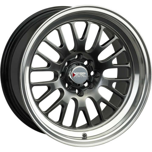XXR 53115x8 +20 Chromium Black with a Machined Lip