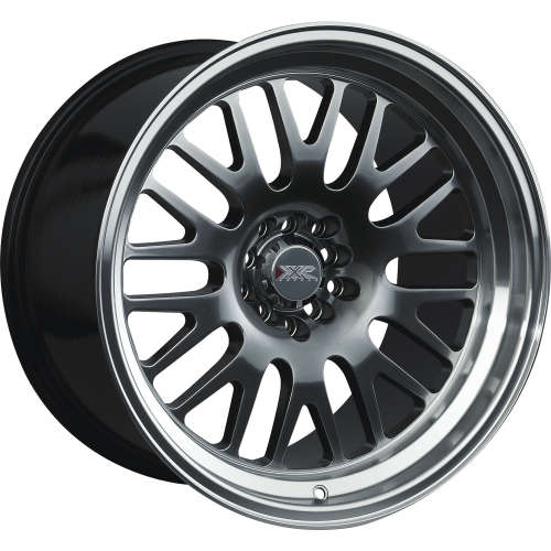 XXR 53117x8 +25 Chromium Black with a Machined Lip
