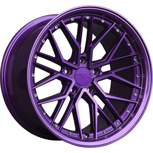XXR 57118x8.5 +35 Diamond Cut Purple