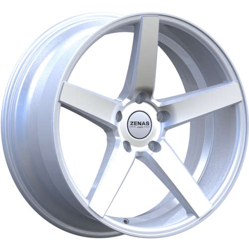 Zenas ZW0220x9 +30 Silver with Machined Spoke Faces