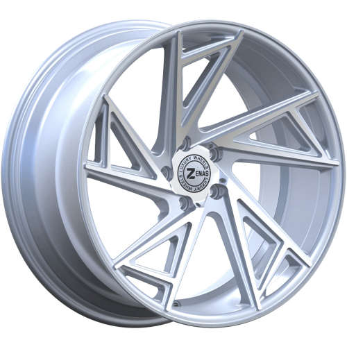 Zenas ZW0420x10 +38 Hypersilver with Machined Spoke Faces