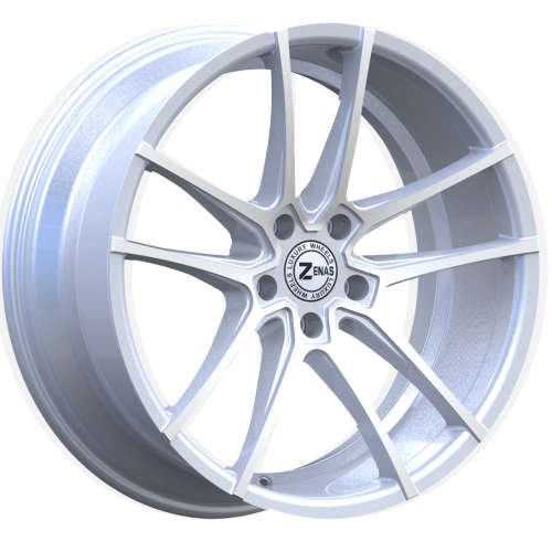 Zenas ZW1220x10 +38 Hypersilver with Machined Spoke Faces