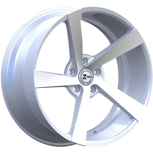 Zenas ZW1520x10 +25 Hypersilver with Machined Spoke Faces