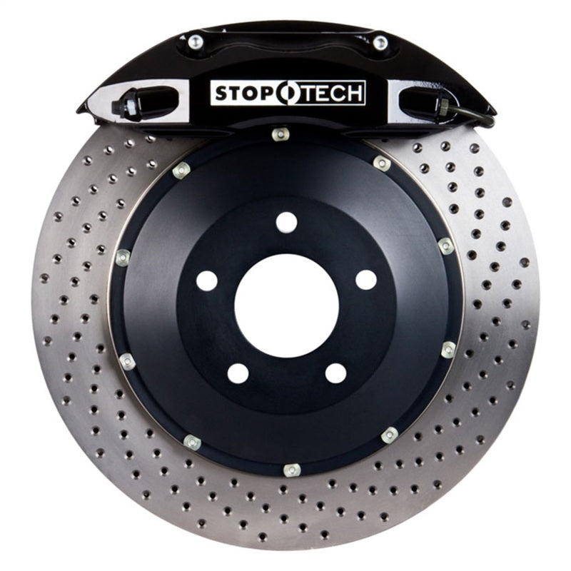 StopTech 2005 Toyota 4Runner Front Black ST-40 Caliper 355x32 Drilled Rotor