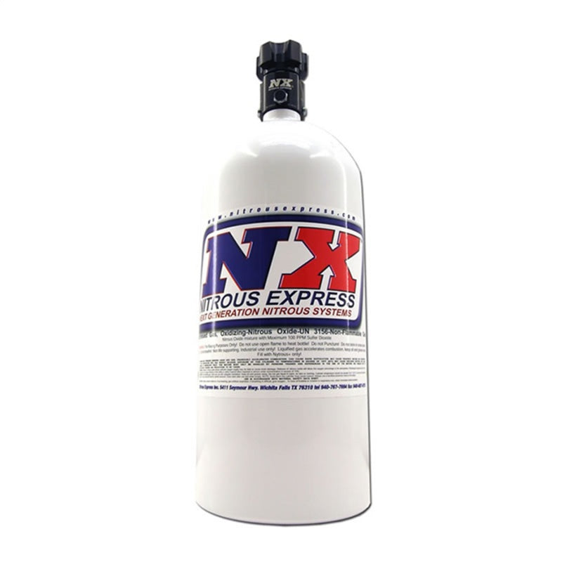 Nitrous Express 10lb Bottle w/Lightning 500 Valve -6 Bottle Nipple (6.89DIA. X 20.19TALL)