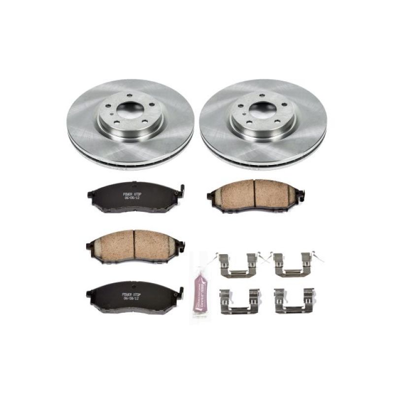 Power Stop Front Autospecialty Brake Kit Infiniti EX35 2008-2012 / M35 2006-2010 / M45 2006-2010 / G35 2007-2008 / G25 2011-2012 / G37 2009-2013 / M37 2011-2012 / M37X 2011-2012/ Nissan 350Z 2006-2009 / 370Z 2010-2019 | KOE112