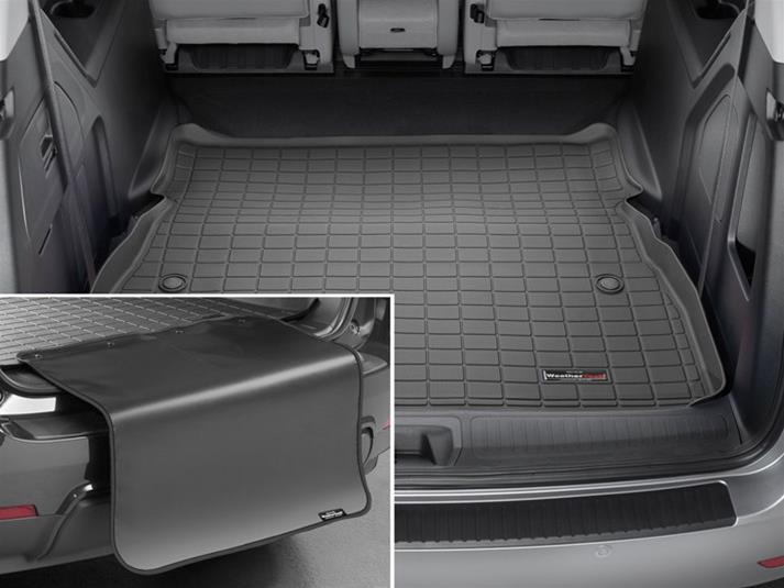 WeatherTech 2024 Crosstrek Cargo Liner With Bumper Protector - Black | 401706SK