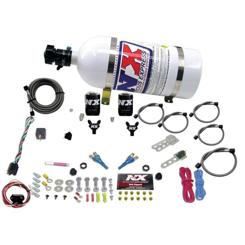 Nitrous Express Dual Nozzle | 35-150HP w/10lb Bottle Nissan 350Z2 2003-2018 /370Z 2003-2018 | 20716-10