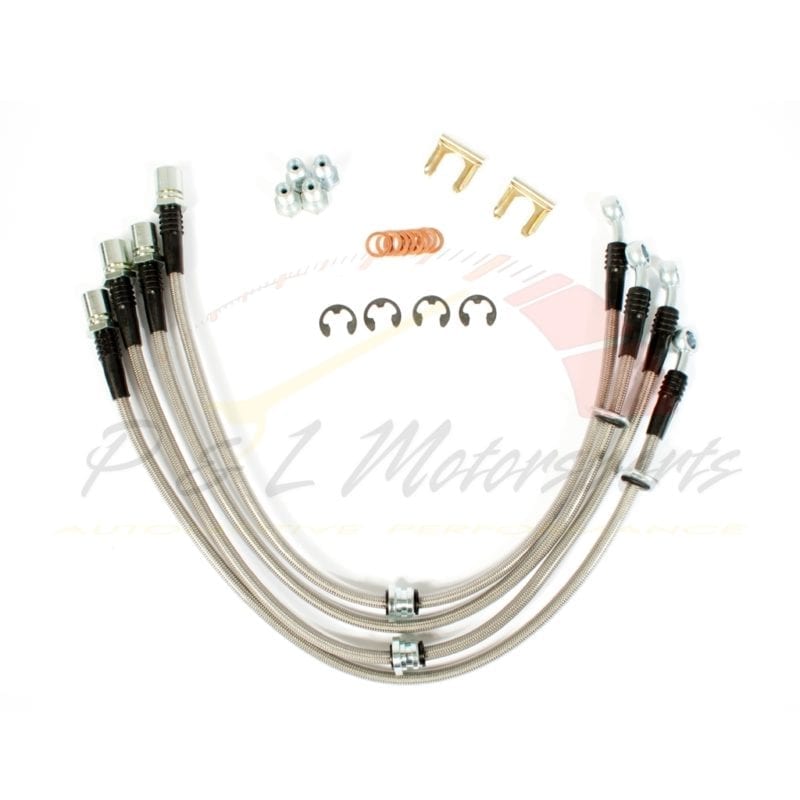 P&L Motorsports 08+ WRX/STI Stainless Steel Brake Line Kit