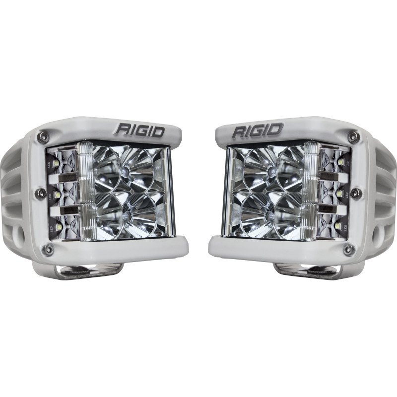 Rigid Industries D SS Flood Set of 2 White Housing Universal | 862113