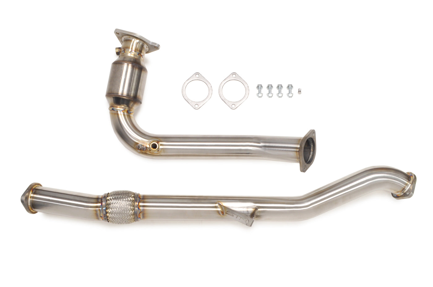 STM [22-25 WRX MT] Catted Downpipe/J-Pipe | STM-VBWRX-DP