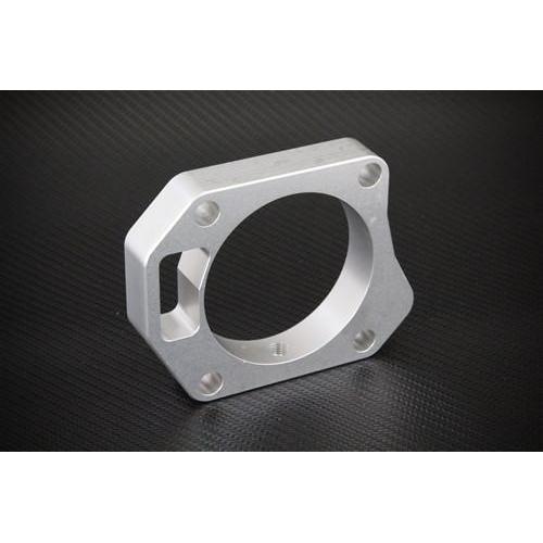 Torque Solution 70mm Throttle Body Spacer | Silver 2006-2011 Honda Civic Si